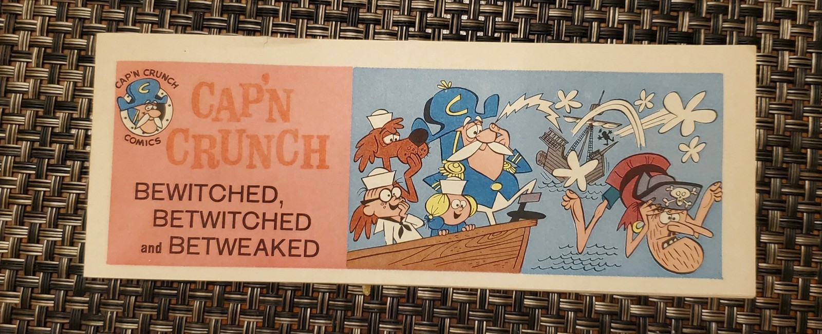 1965 CAP\'N CRUNCH Bewitched Betwitched Betweaked Comic Cereal Giveaway Excellent