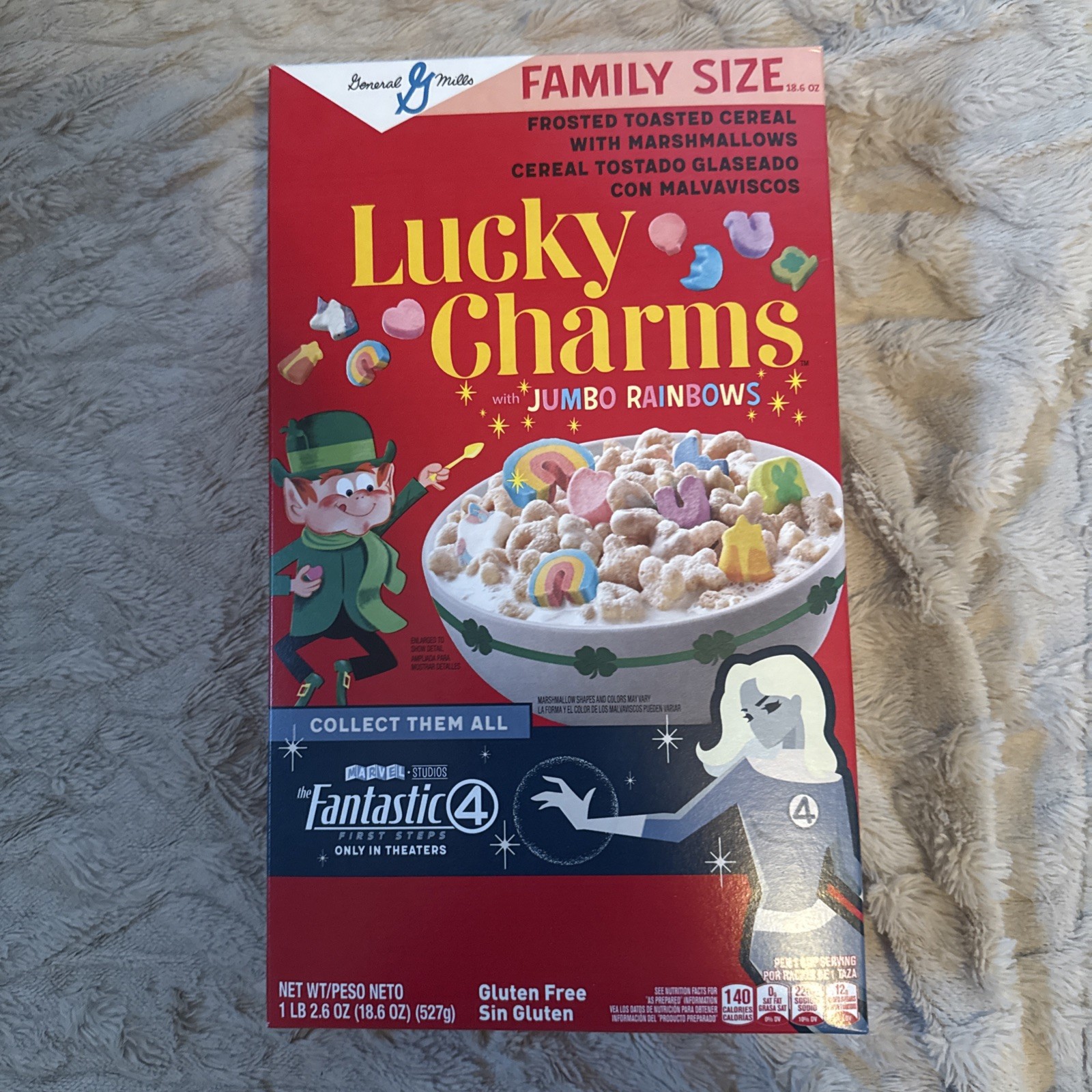 Lucky Charms X Fantastic 4 Movie Promo #2 Invisible Woman (Full) Giant Size 27oz