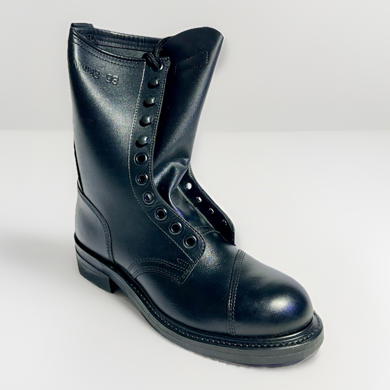Genuine VTG Steel Toe US Military Leather Climbers Boots - Sz Mens 8.5 N. NIB