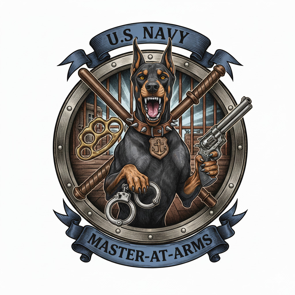 US Navy Master-At-Arms MA Rate USN Prior Service Veteran Gift 4