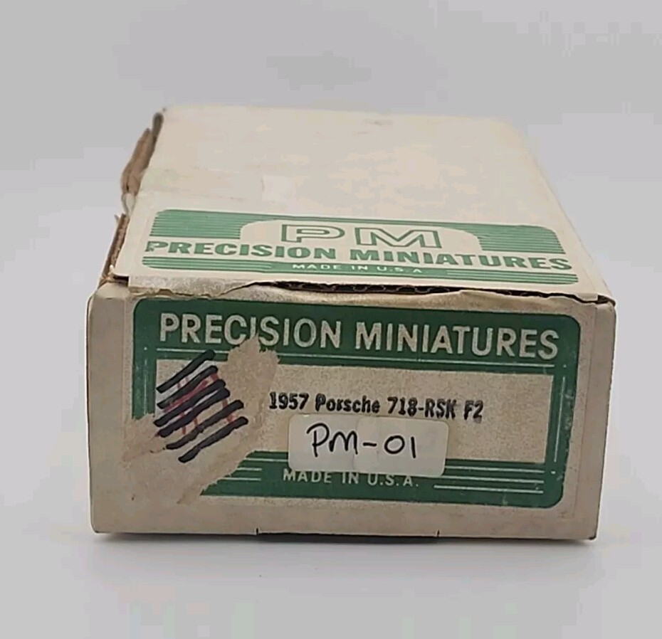 1978 Precision Miniatures 1957 Porsche 718-RSK F2 Model Kit - New in Box