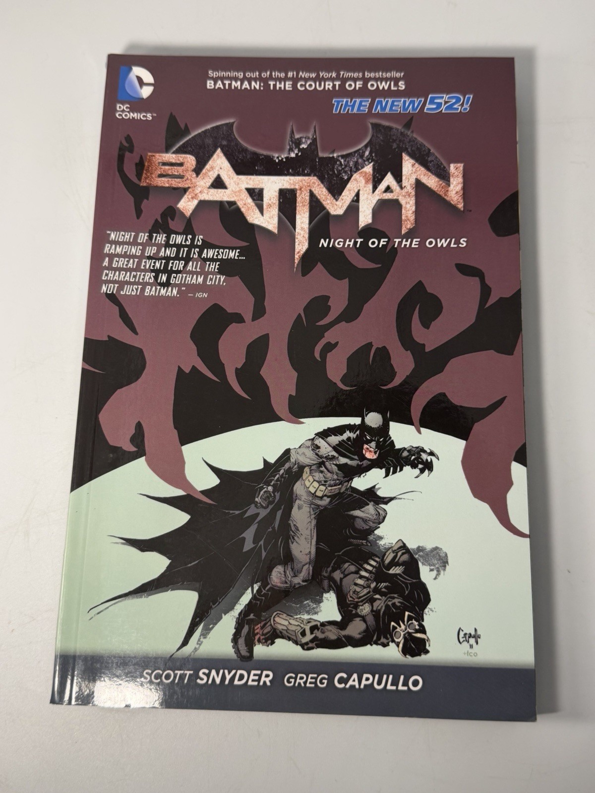 Batman: Night of the Owls TPB by Scott Snyder  (The New 52)