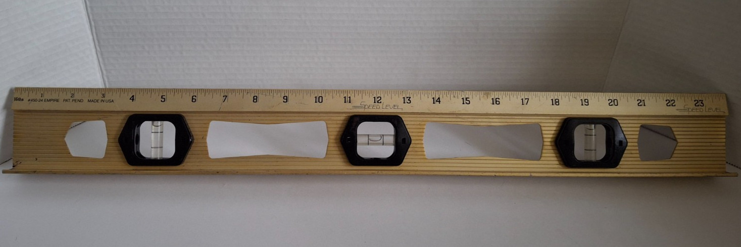Vintage Empire Speed Level 450-24 Gold Anodized Aluminum 24