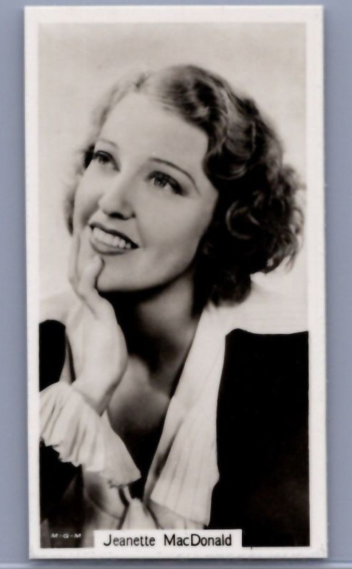 1939 R.J. Lea Famous Film Stars - Jeanette MacDonald #44