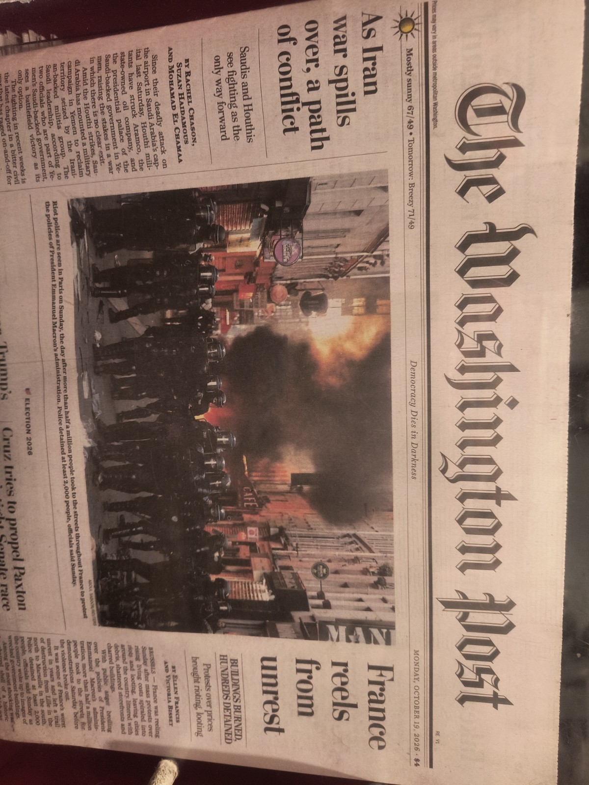 The Washington Post Monday October 19 2026.
