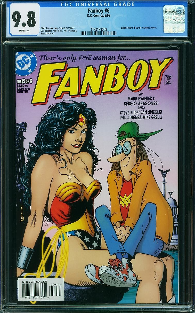 Fanboy 6 CGC 9.8 NM-MT WP Brian Bolland Wonder Woman Cover DC 1999