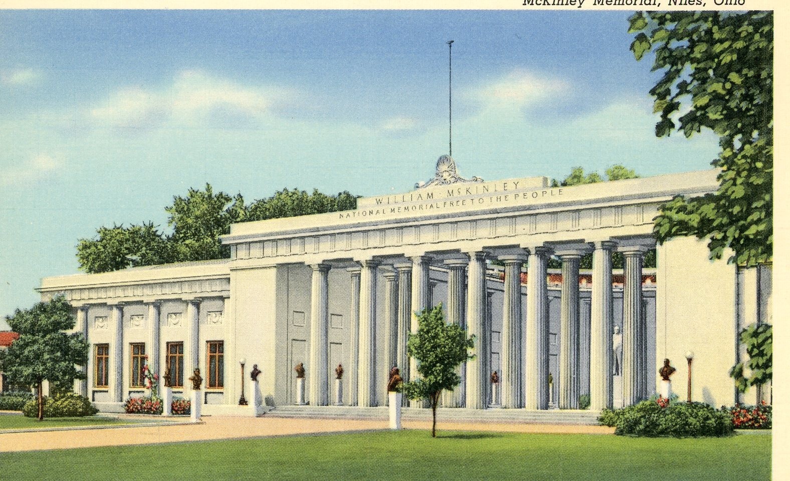 Niles, OH - McKinley Memorial - Linen