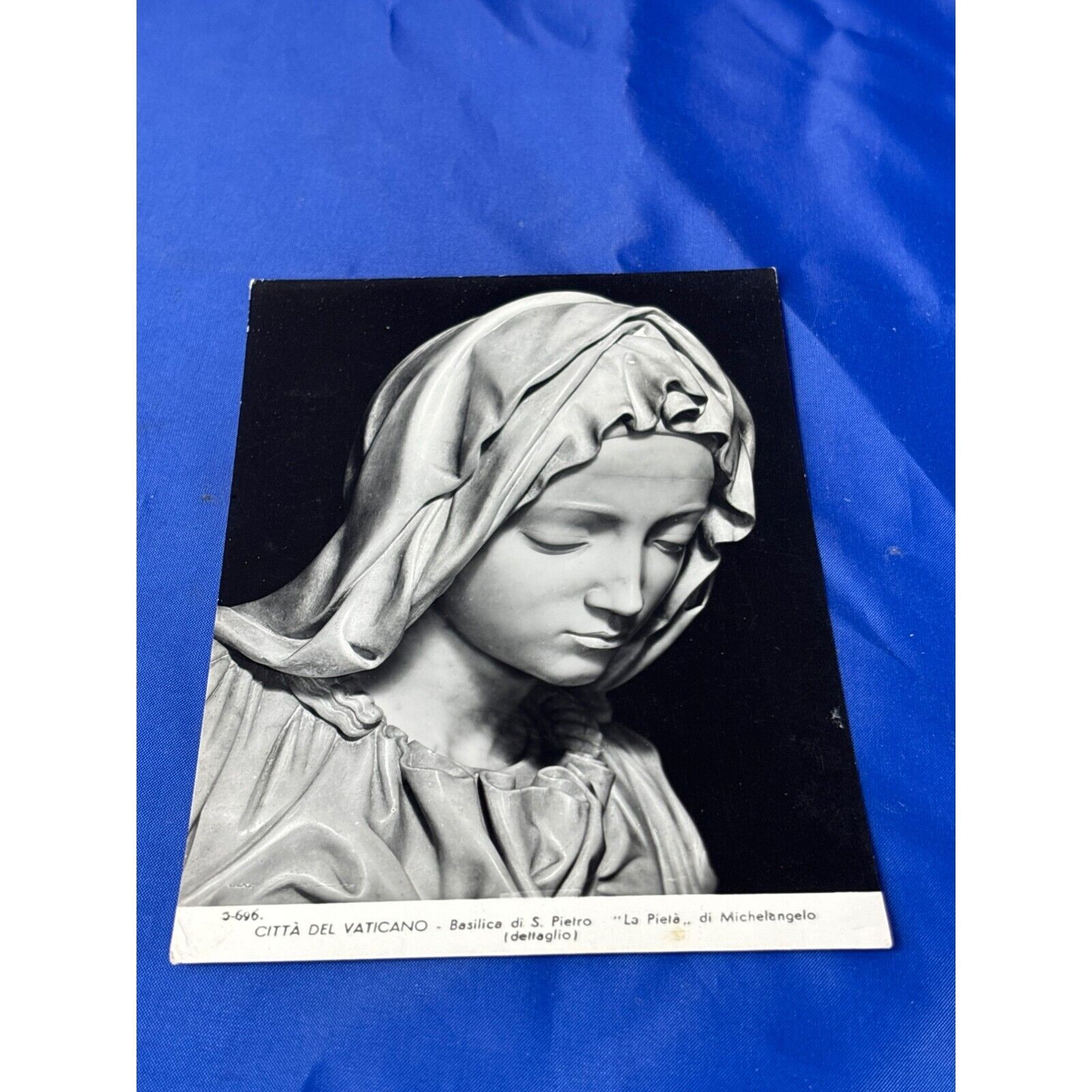 Vintage Vatican City Postcard Michelangelo\'s Pietà Basilica S. Pietro 1960s