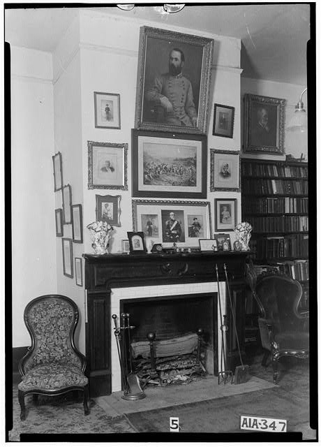Photo:Wheeler Alabama General Joseph Wheeler House Fireplace Parlor 1935