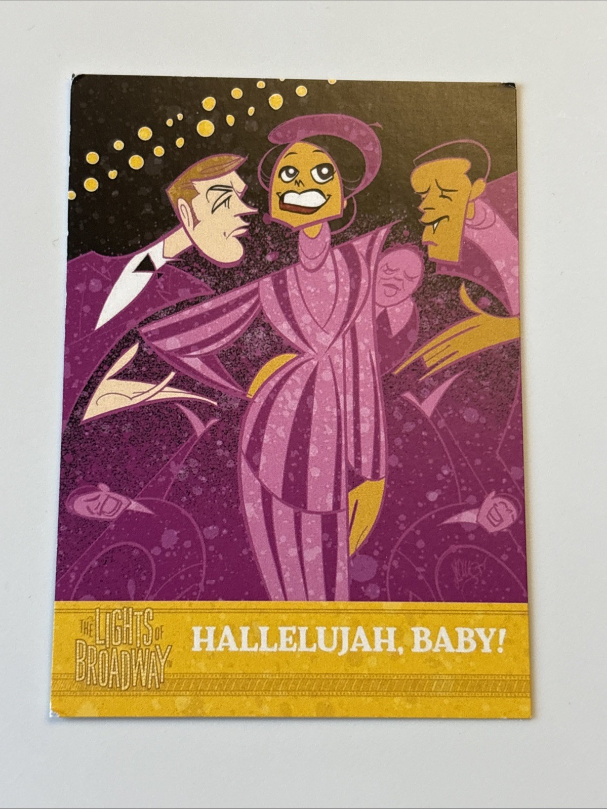 HALLELUJAH BABY Musical 2020 Edition LIGHTS OF BROADWAY Show Cards TRADING CARD