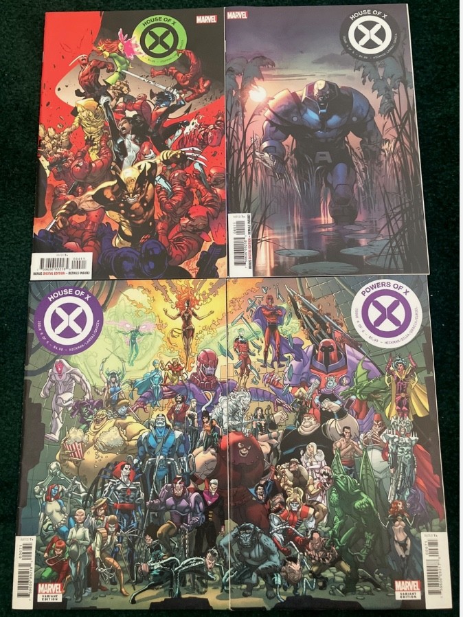 HOUSE of X #4, #5, #6 + POWERS of X #6 COMIC LOT X-MEN HICKMAN Marvel