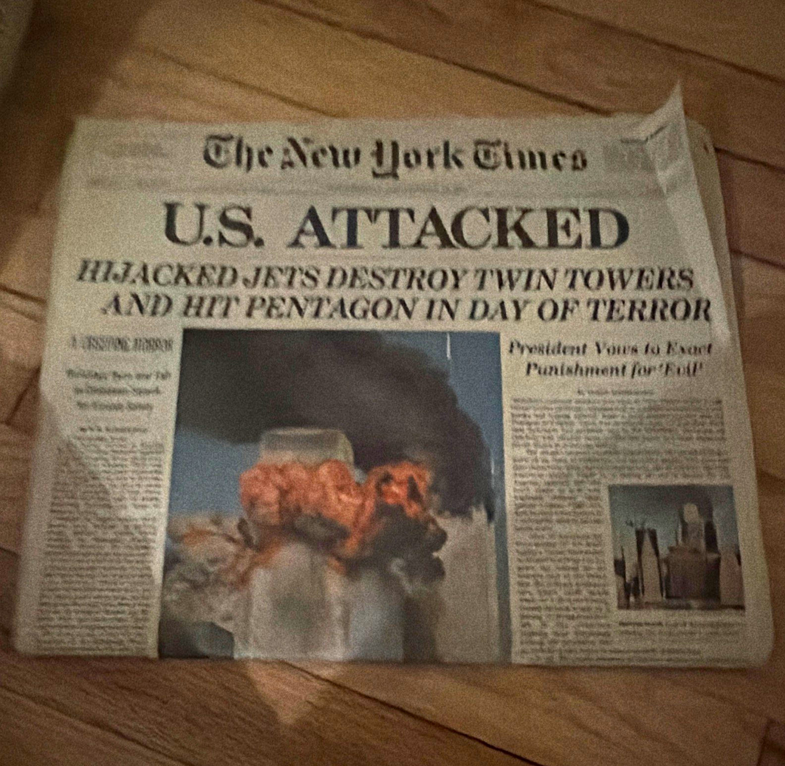 The New York Times Newspaper Front Page 