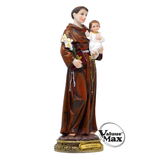 Saint Anthony of Padua Resin Statue - 12 Inch Catholic Figurine by moicla