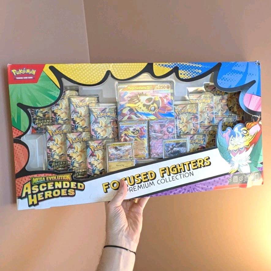 Pokémon TCG: Ascended Heroes Focused Fighters Premium Collection - NEW & SEALED Pokémon TCG: Ascended Heroes Focused Fighters Premium Collection - NEW & SEALED