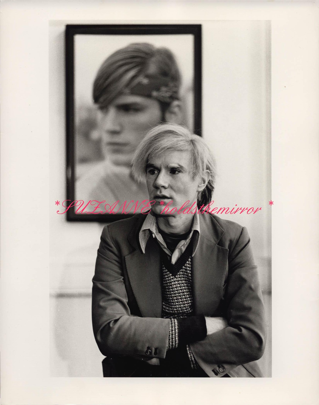 RARE 1980s ANDY WARHOL JOE DALLESANDRO 11 X 14 PHOTO MICHAEL CHILDERS SIGNED