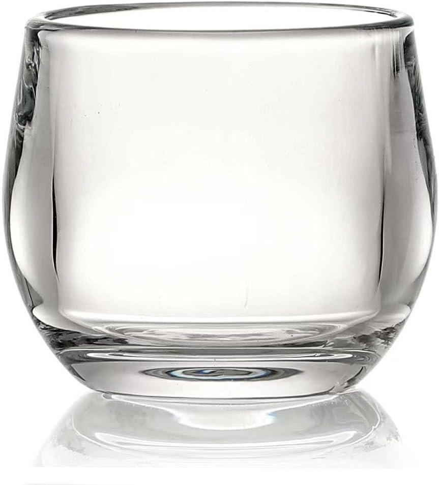 2 Pack Glass Teacups Chinese KungFu Tea Cups 3.4 oz spirits Cup for Home, Par...