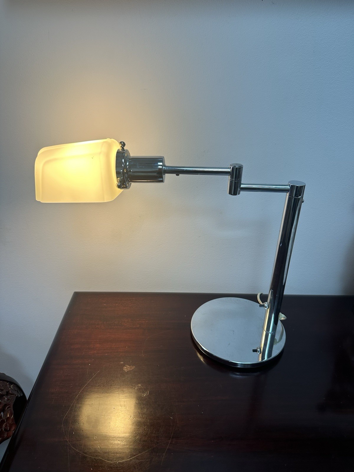 vintage laurel lamp Company Chrome Arm Light