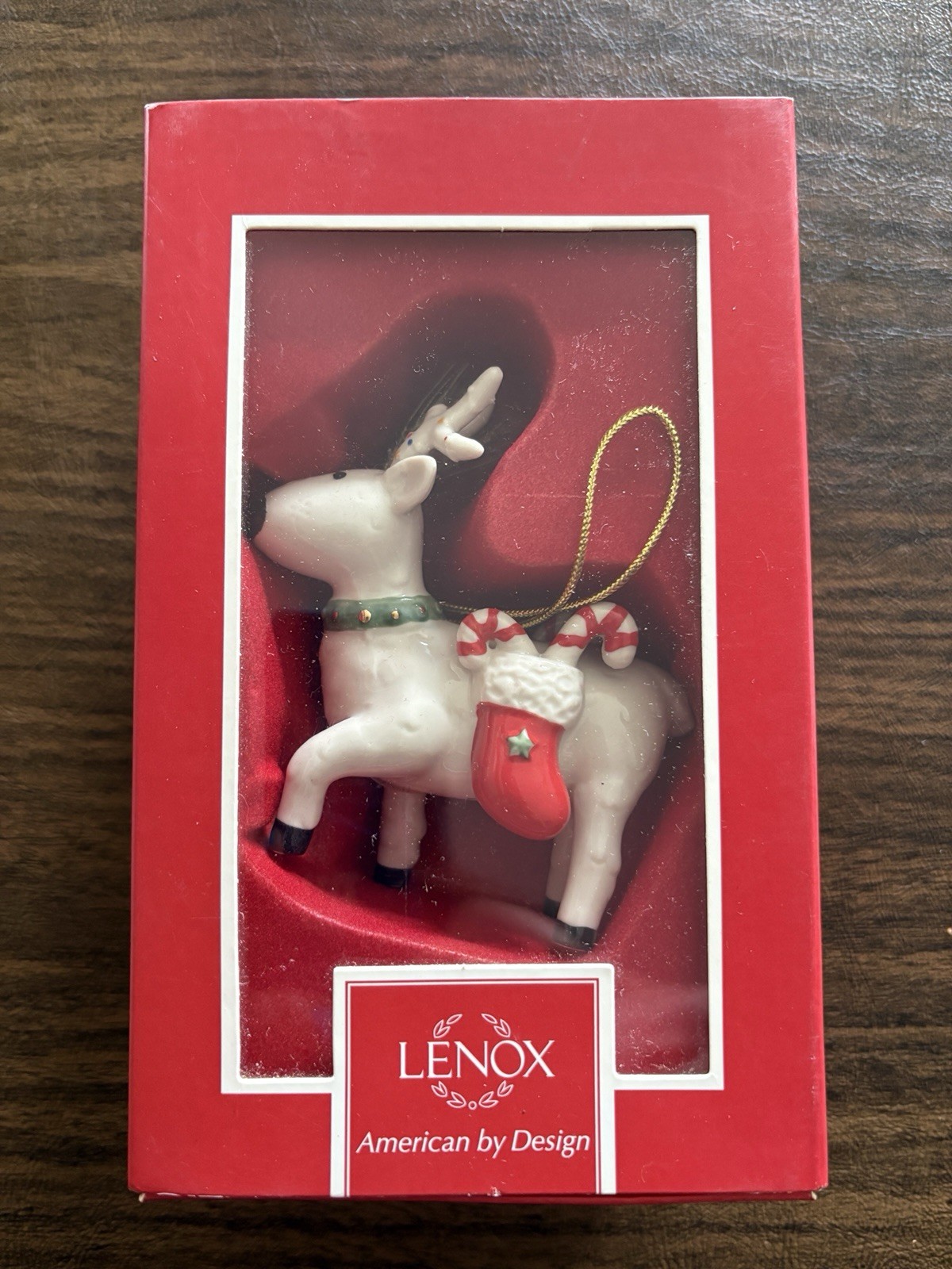 Lenox ~ Festive Friends Reindeer ~ Christmas Ornament with Original Box NEW