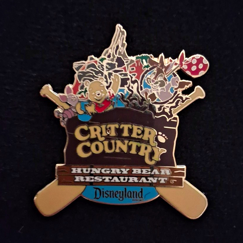 Disney Critter Country Hungry Bear Br'er Rabbit LE Cast Pin Splash Mountain VHTF