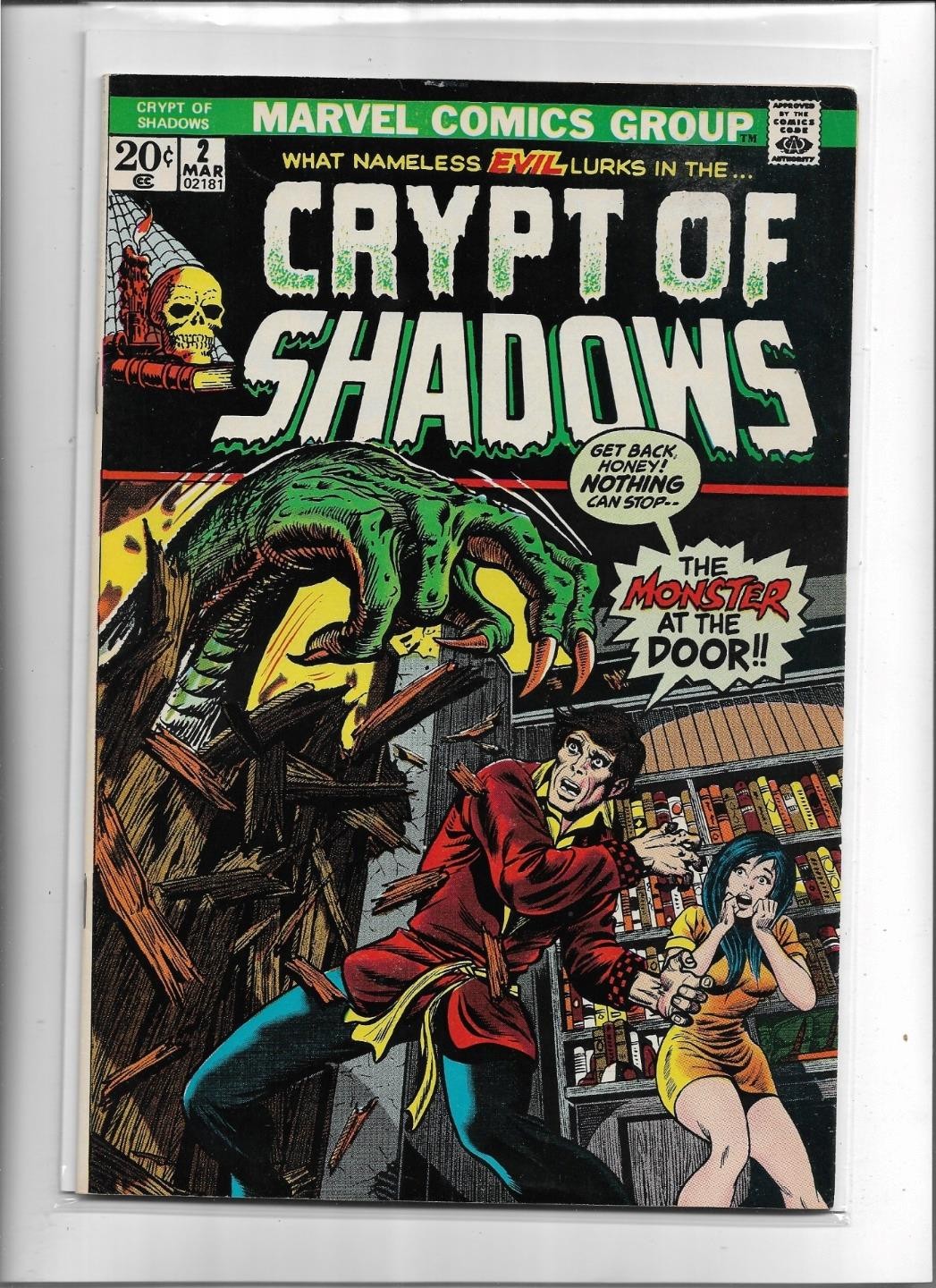 CRYPT OF SHADOWS #2 1973 VERY FINE TO NEAR MINT 9.0 1439