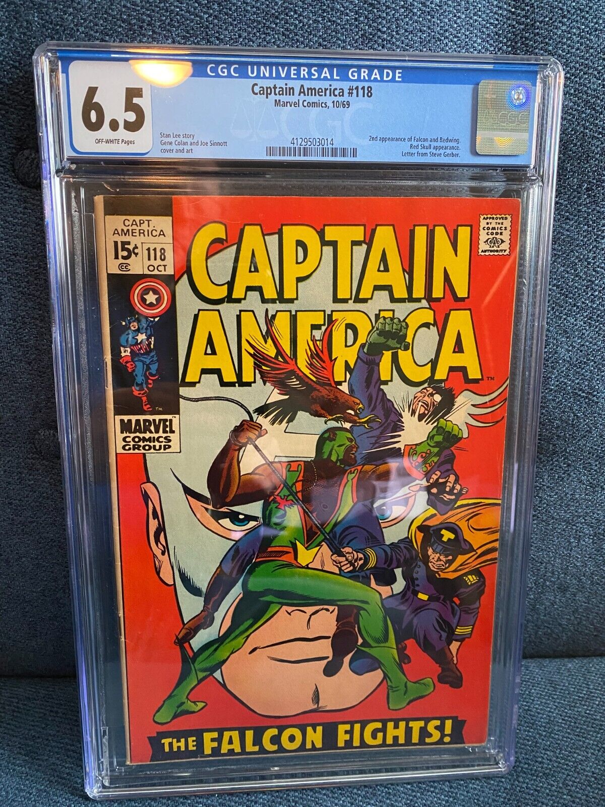Captain America #118 CGC 6.5 - Second Appearance of Falcon