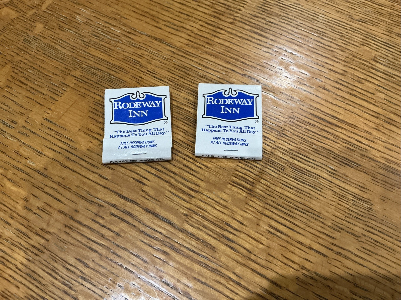Vintage Rodeway Inn Matchbooks - Set Of 2 New Vintage Rodeway Inn Matchbooks - Set Of 2 New