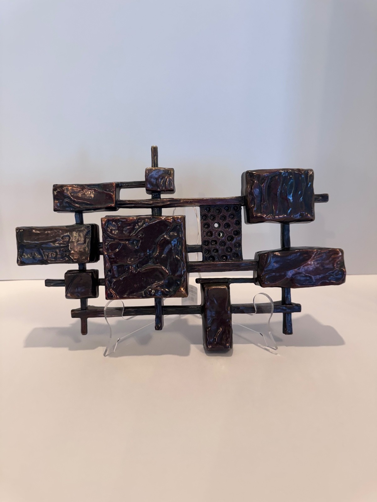 Brutalist Wall Sculpture By Syroco, Mid Century Modern Brutalist Wall Sculpture By Syroco, Mid Century Modern