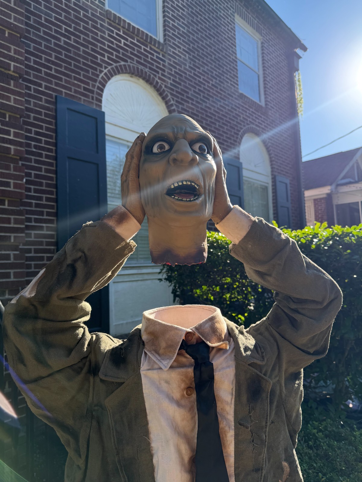 Heads Up Harry Spirit Halloween Life Size Animatronic Gemmy Used Works Great Heads Up Harry Spirit Halloween Life Size Animatronic Gemmy Used Works Great