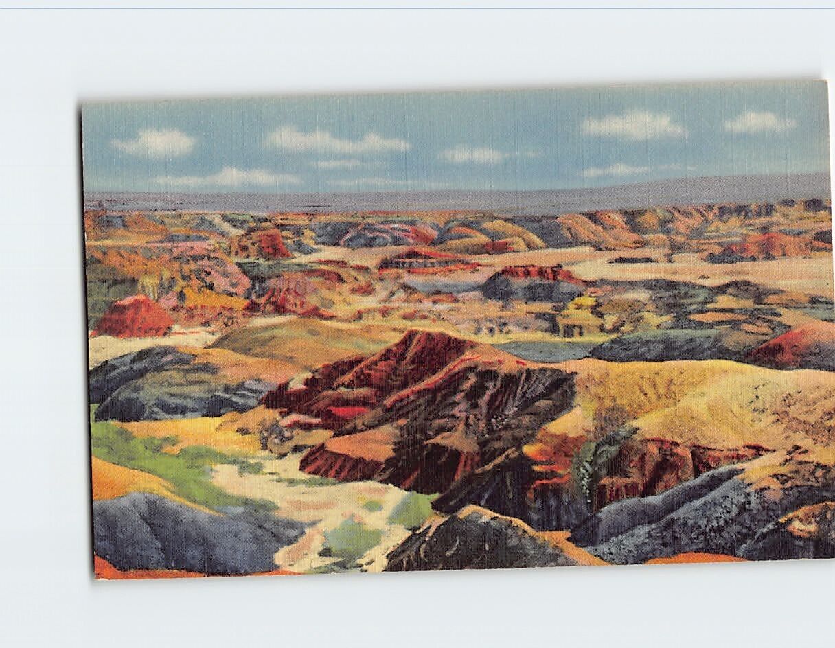 Postcard The Painted Desert Arizona USA