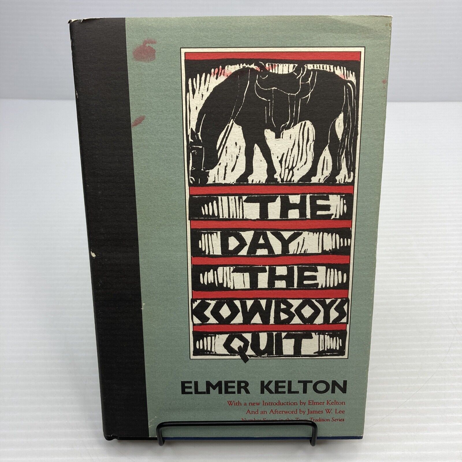 Texas History The Day the Cowboys Quit Elmer Kelton Signed 1986 Western Novel