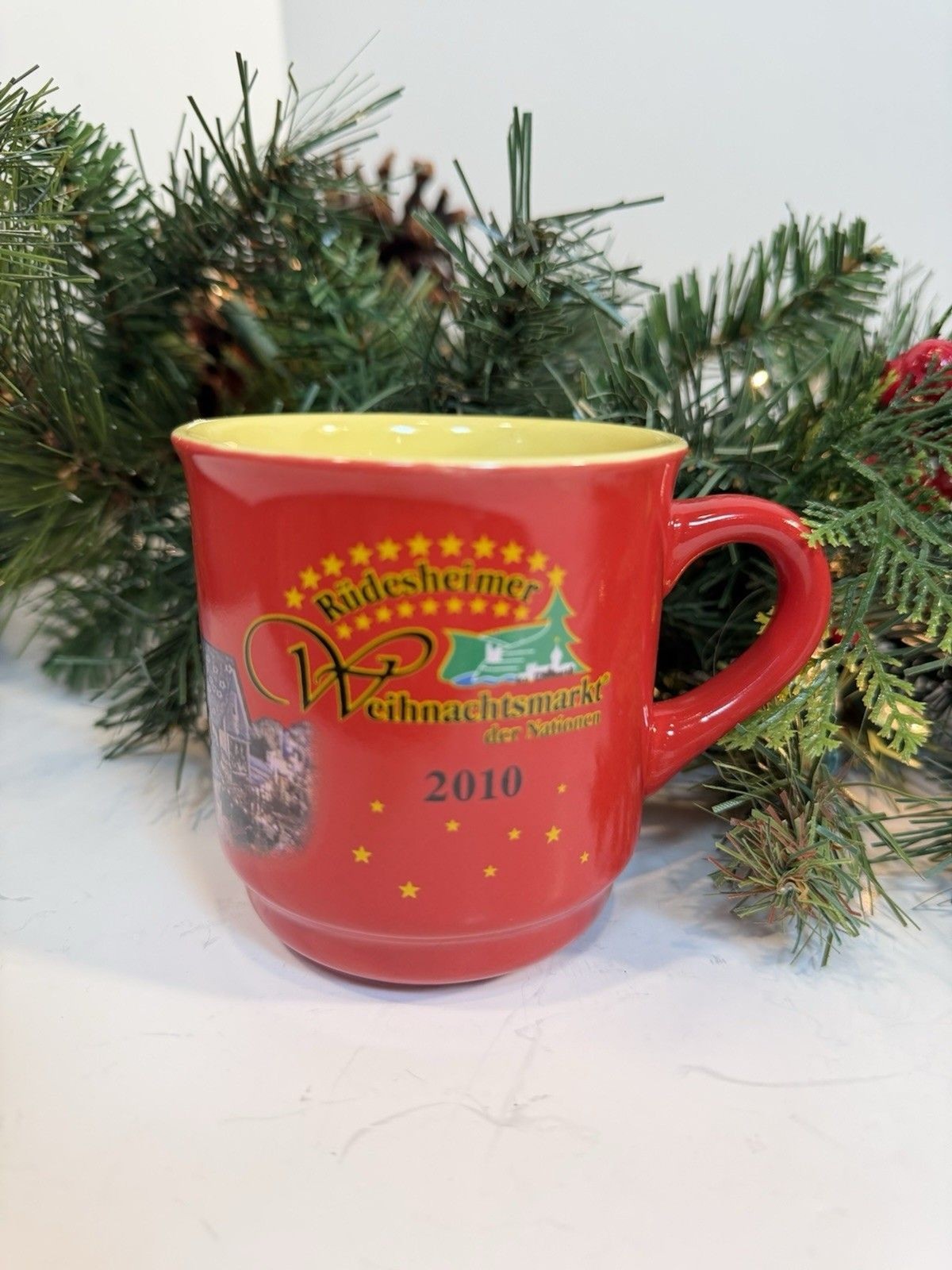 Rudesheimer Glühwein Mug 2010 Weihnachtsmarkt Germany Christmas Market Coffee Rudesheimer Glühwein Mug 2010 Weihnachtsmarkt Germany Christmas Market Coffee