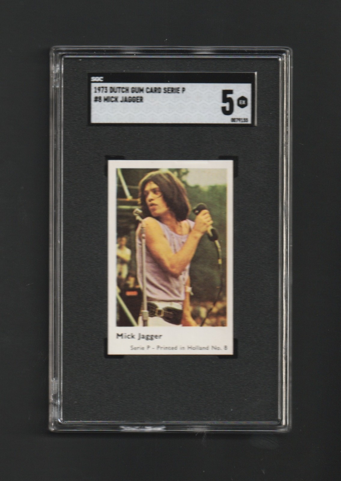 1973 Dutch Gum Mick Jagger  ~ Holland Rolling Stones ~ Nice SGC 5  ~  Must See