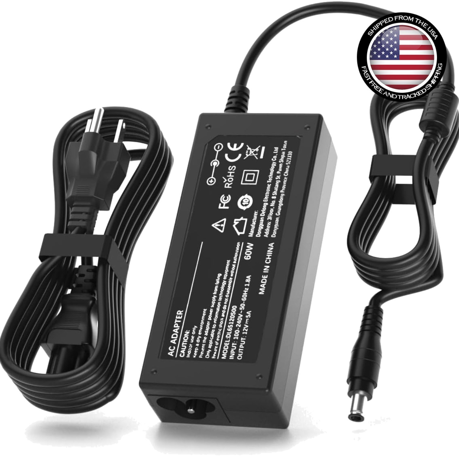 Universal 12V 60W Power Adapter for All Arcade1Up Games - Compact & Efficient Universal 12V 60W Power Adapter for All Arcade1Up Games - Compact & Efficient