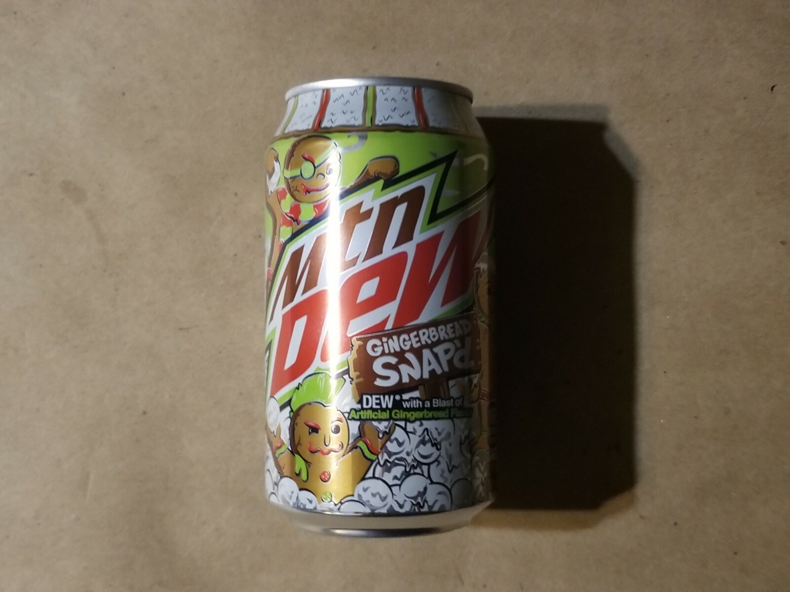 Mountain Mtn Dew Gingerbread Snap'd 12 Oz Full Can (Exp. April 18, 2022)
