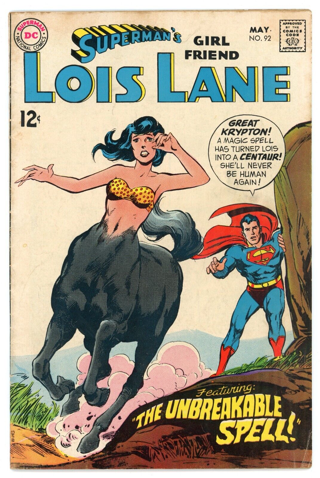 Superman's Girlfriend Lois Lane #92 DC Comics 1969