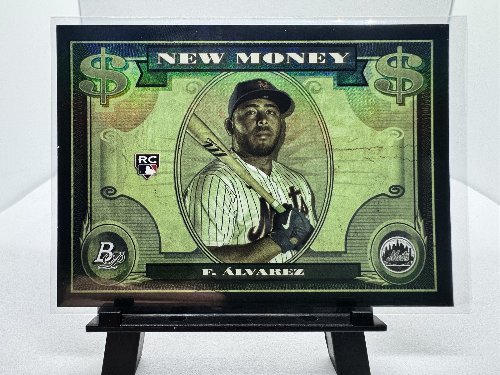Francisco Alvarez RC 2023 Bowman Platinum New Money NM-2 Mets Rookie Card