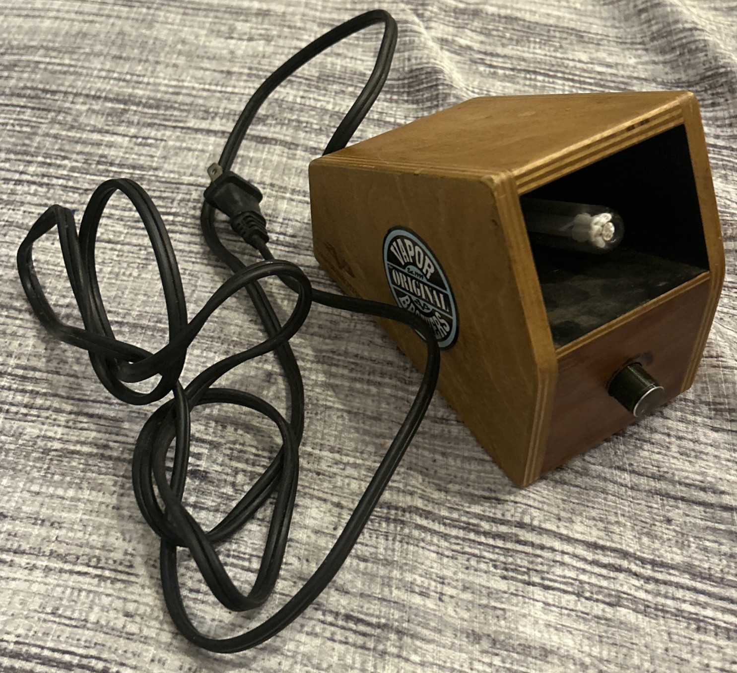 Vaporbrothers VB1 Vaporizer Wood Hands-Free Ceramic Heater Tested and Working Vaporbrothers VB1 Vaporizer Wood Hands-Free Ceramic Heater Tested and Working