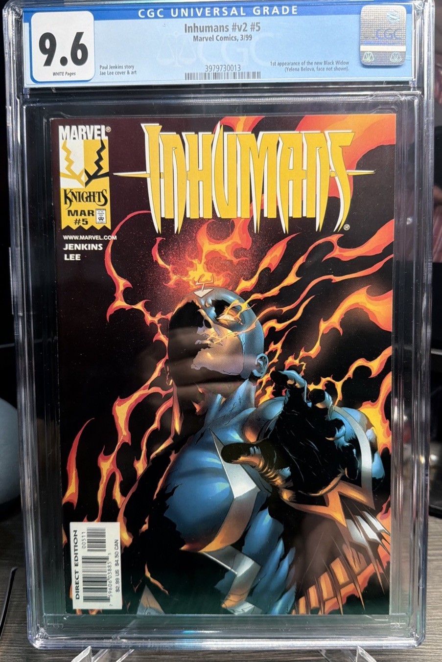 💫Inhumans #5 CGC 9.6 1st Yelena Belova Black Widow Marvel 1999 💫Inhumans #5 CGC 9.6 1st Yelena Belova Black Widow Marvel 1999