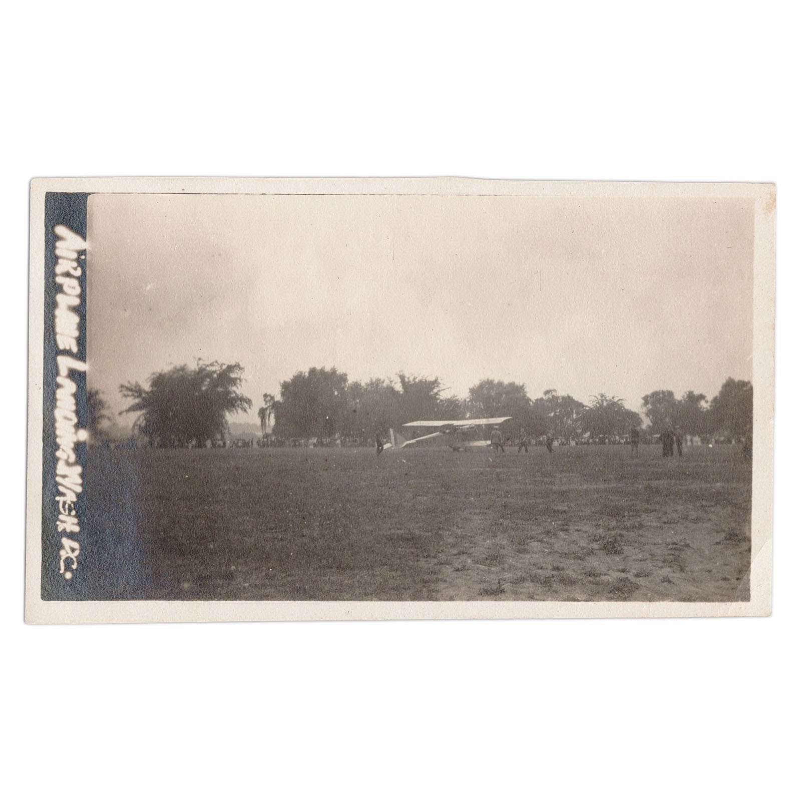 Photograph of Ruth Law Oliver Landing in Washington DC c1918 - Female Aviator