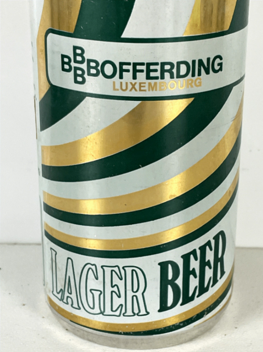 Bofferding Lager Beer Can Vintage 12oz Aluminum Luxembourg