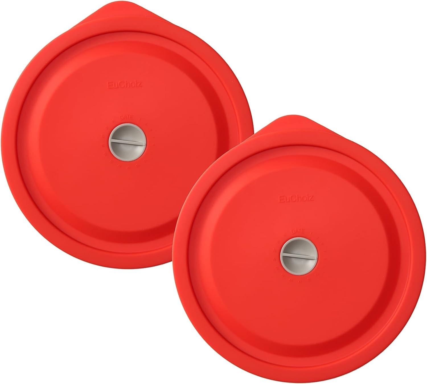 Replacement Lids for Pyrex 7201-PC 4 Cup, Silicone 4 Red 2 pcs