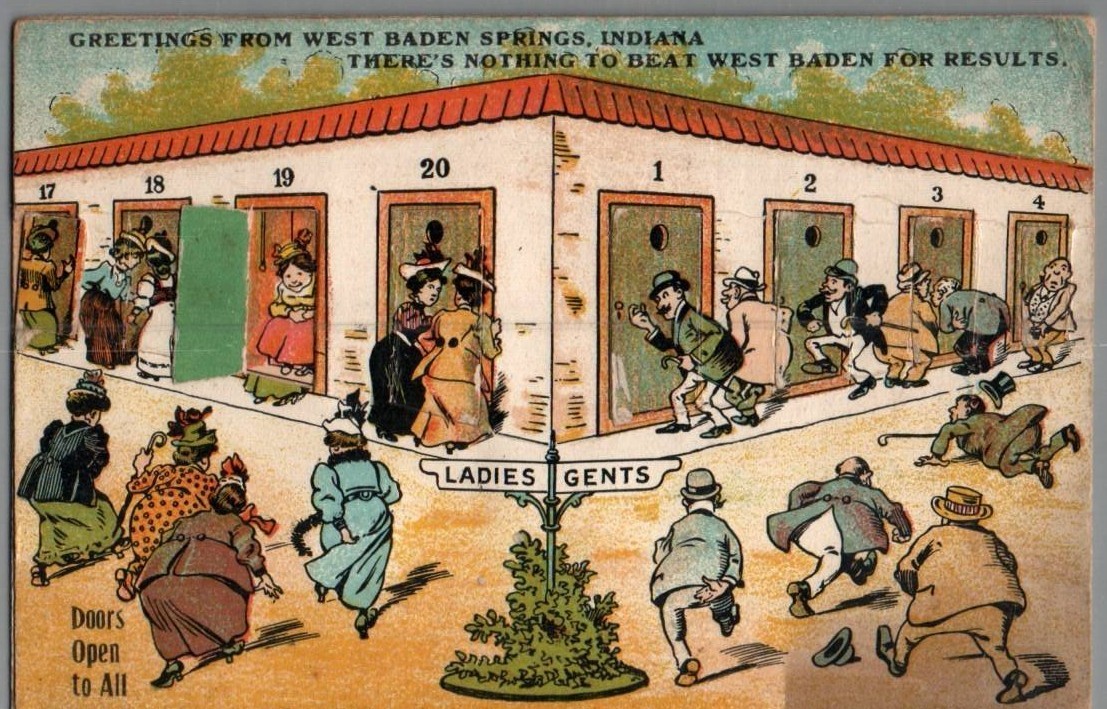 C. 1910 West Baden Springs Indiana Folding / Opening Doors \
