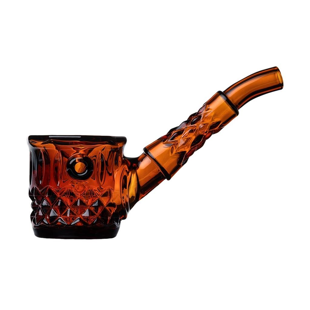 NWTN Home Highball Hand Pipe BALTIC AMBER Borosilicate Glass 4.9\