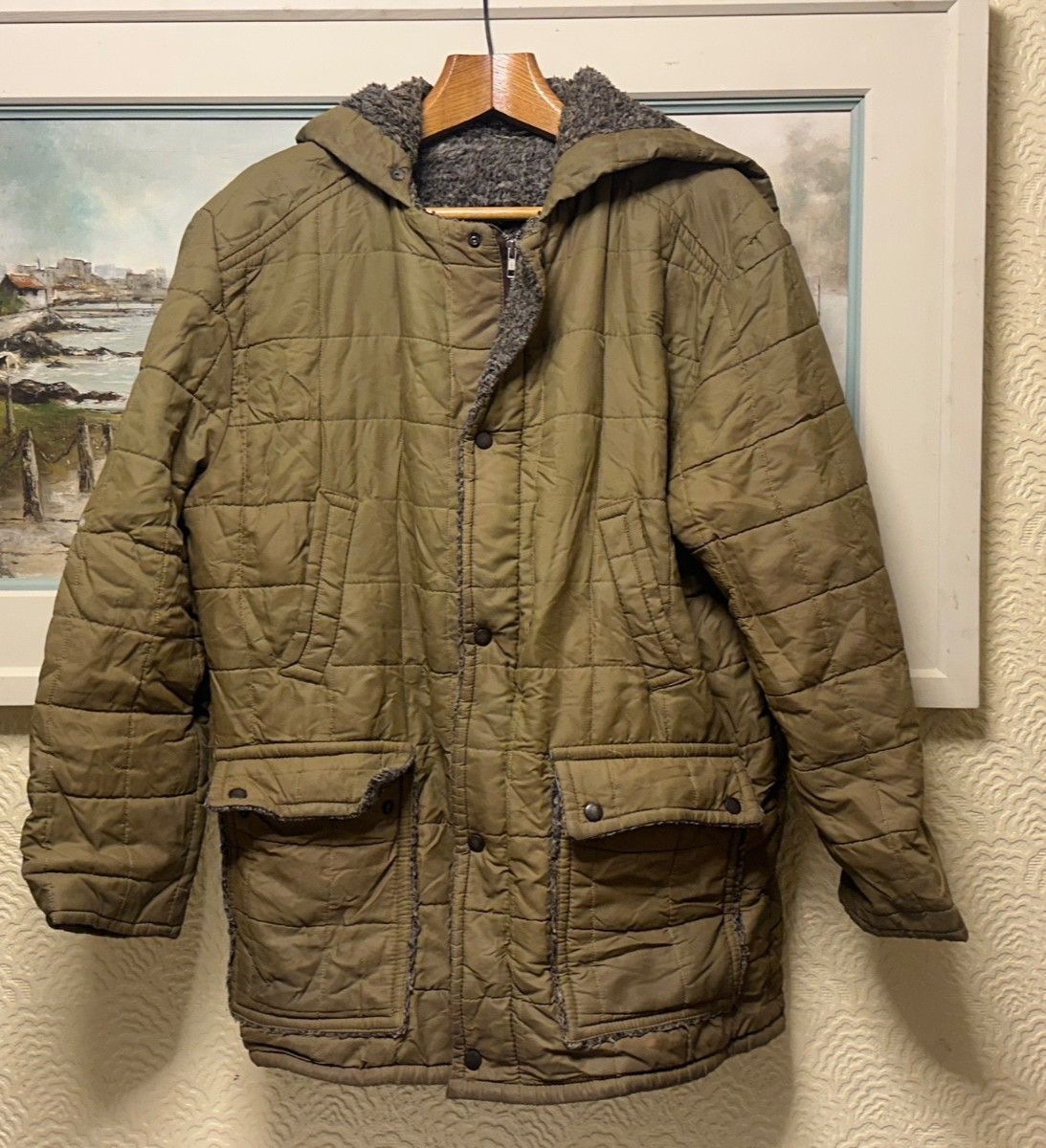 Vintage British Military Special Forces Quilted Thermal Lined Jacket