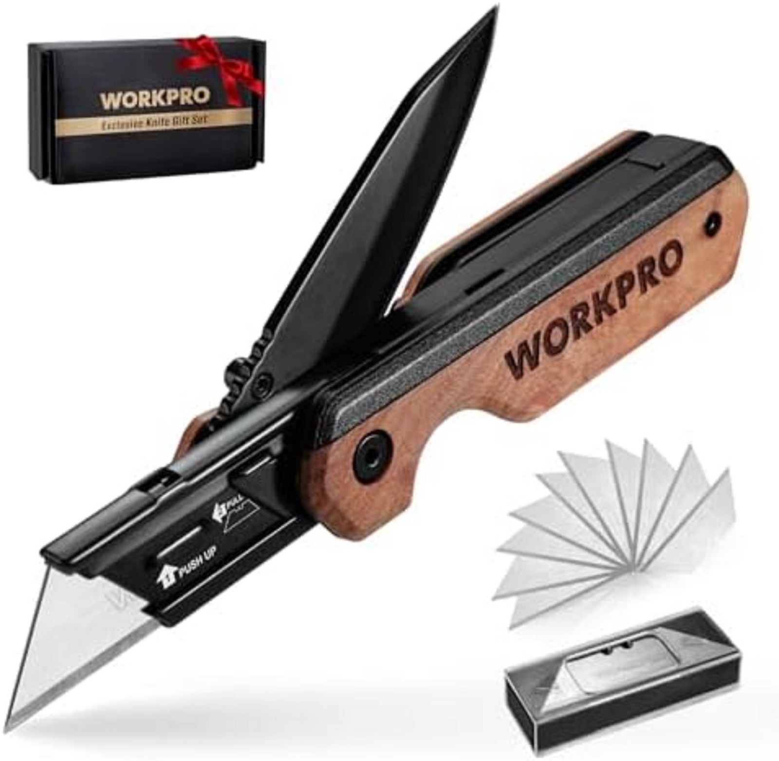 Cuchillas De Bolsillo Super Combo Navaja Tactica Para Trabajo Knife 10.83