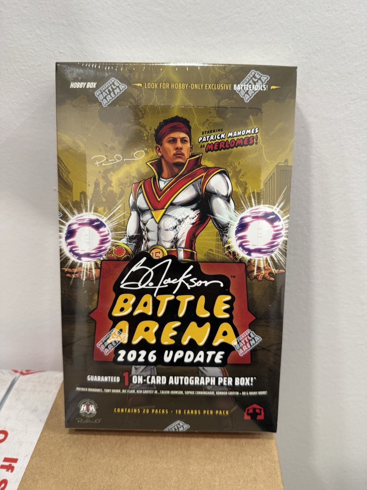 Bo Jackson 2026 Battle Arena Update Hobby Box MAHOMES **IN HAND**