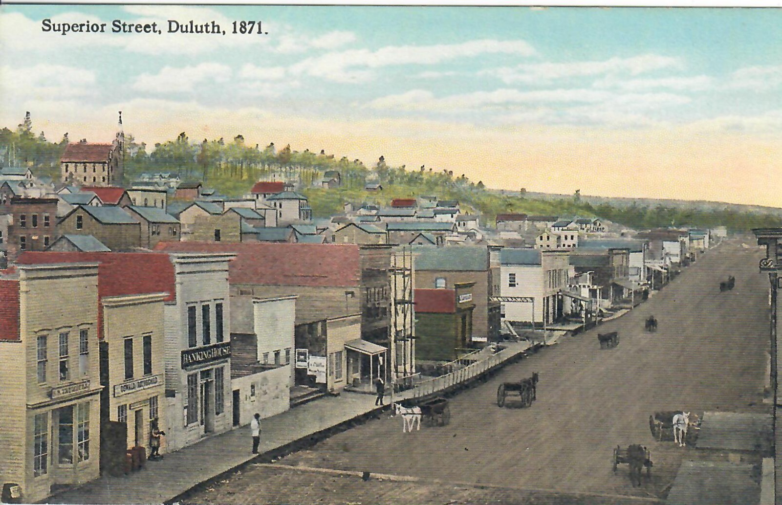 Superior Street Duluth MN Minnesota, 1871
