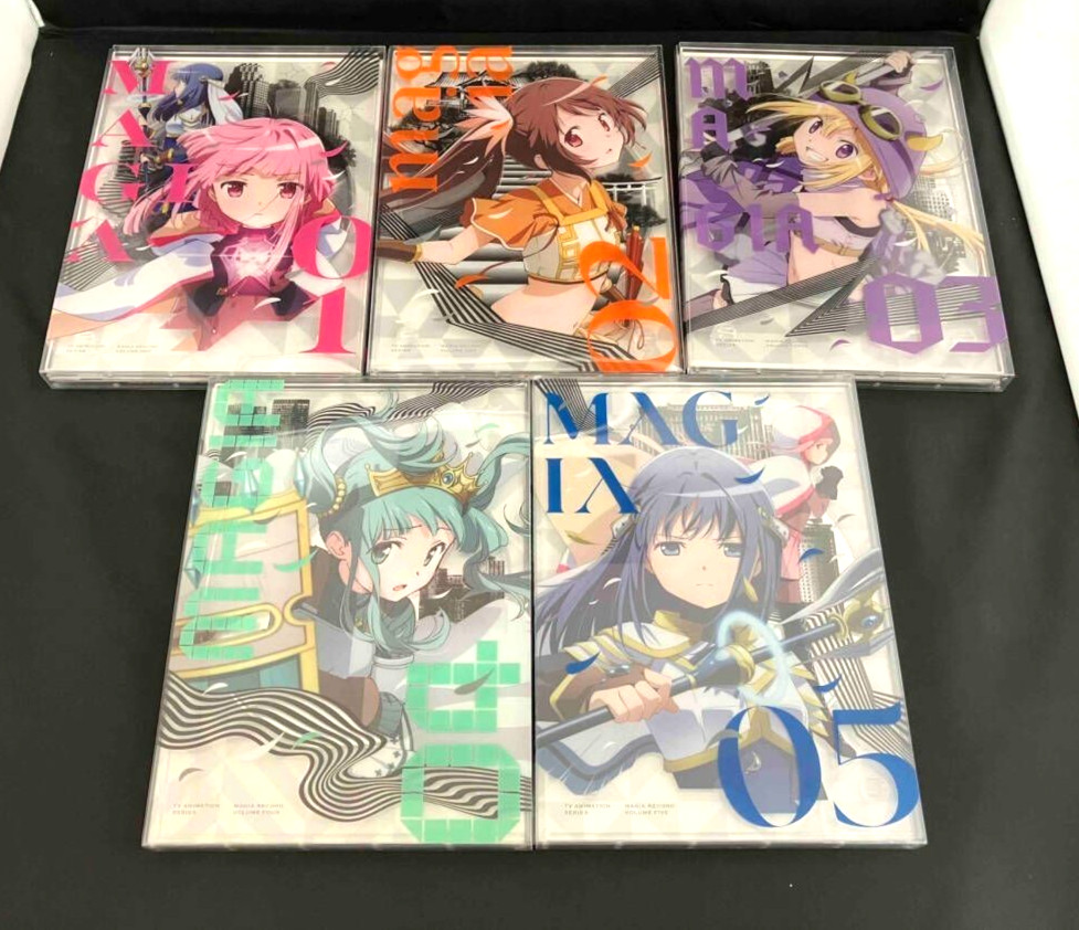 Magia Record Puella Magi Madoka Magica Side Story Blu-ray 5 Disc Set Japan