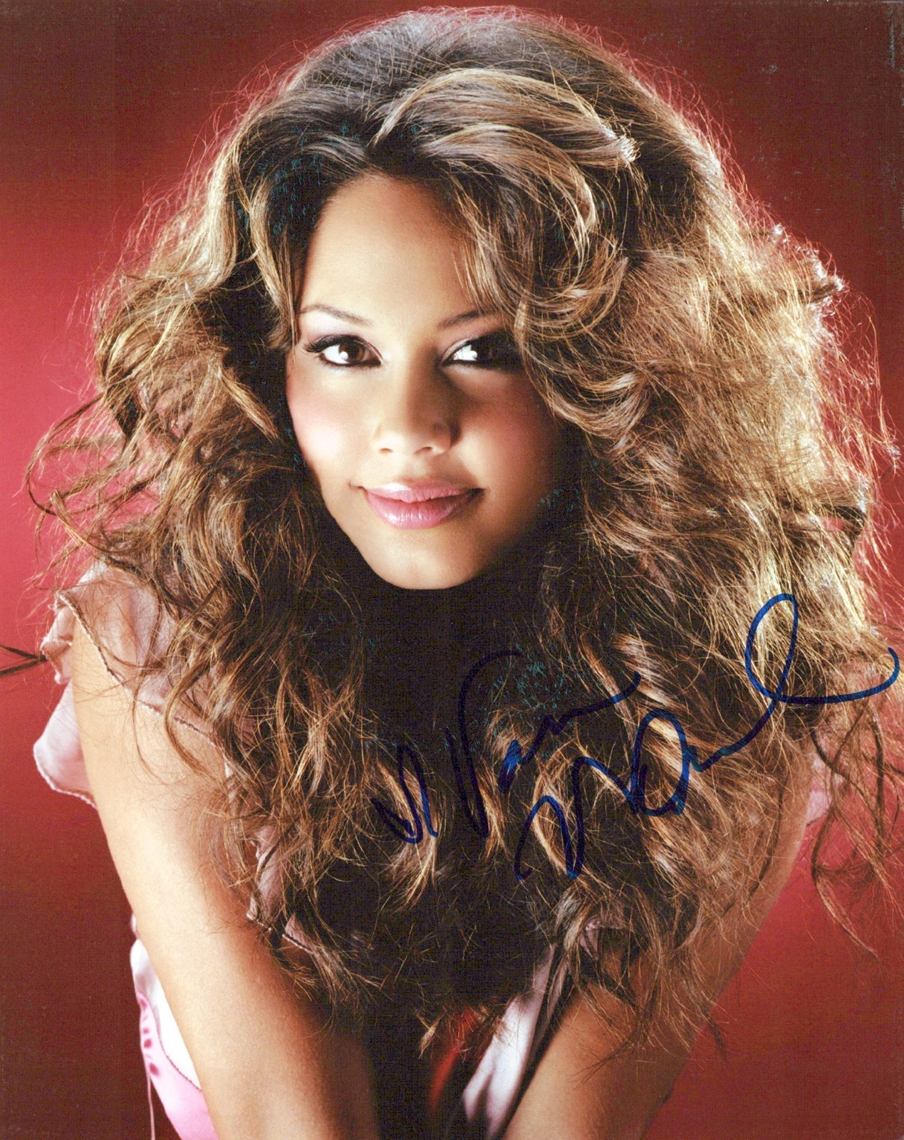 Vanessa Minnillo Lachey glamour shot W/Coa autographed photo signed 8X10 #1 Vanessa Minnillo Lachey glamour shot W/Coa autographed photo signed 8X10 #1
