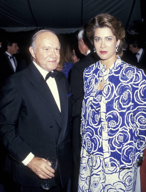 John Kluge Patricia Kluge at Forbes Magazine\'s 70th Anniversary Ce- Old Photo